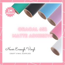 Load image into Gallery viewer, ORACAL 651M - Permanent Matte Adhesive - 1M Rolls