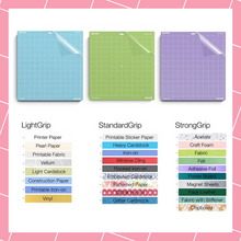 Load image into Gallery viewer, NICAPA Cutting Mats Variety - 12x12 (3Pc) - For Cricut Machines