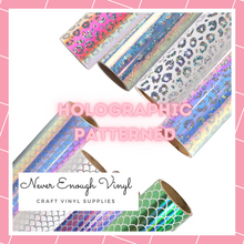 Load image into Gallery viewer, Holographic Adhesive Vinyl - Patterned