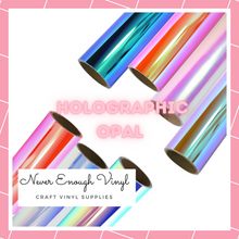 Load image into Gallery viewer, Holographic Adhesive Vinyl - Opal Vinyl