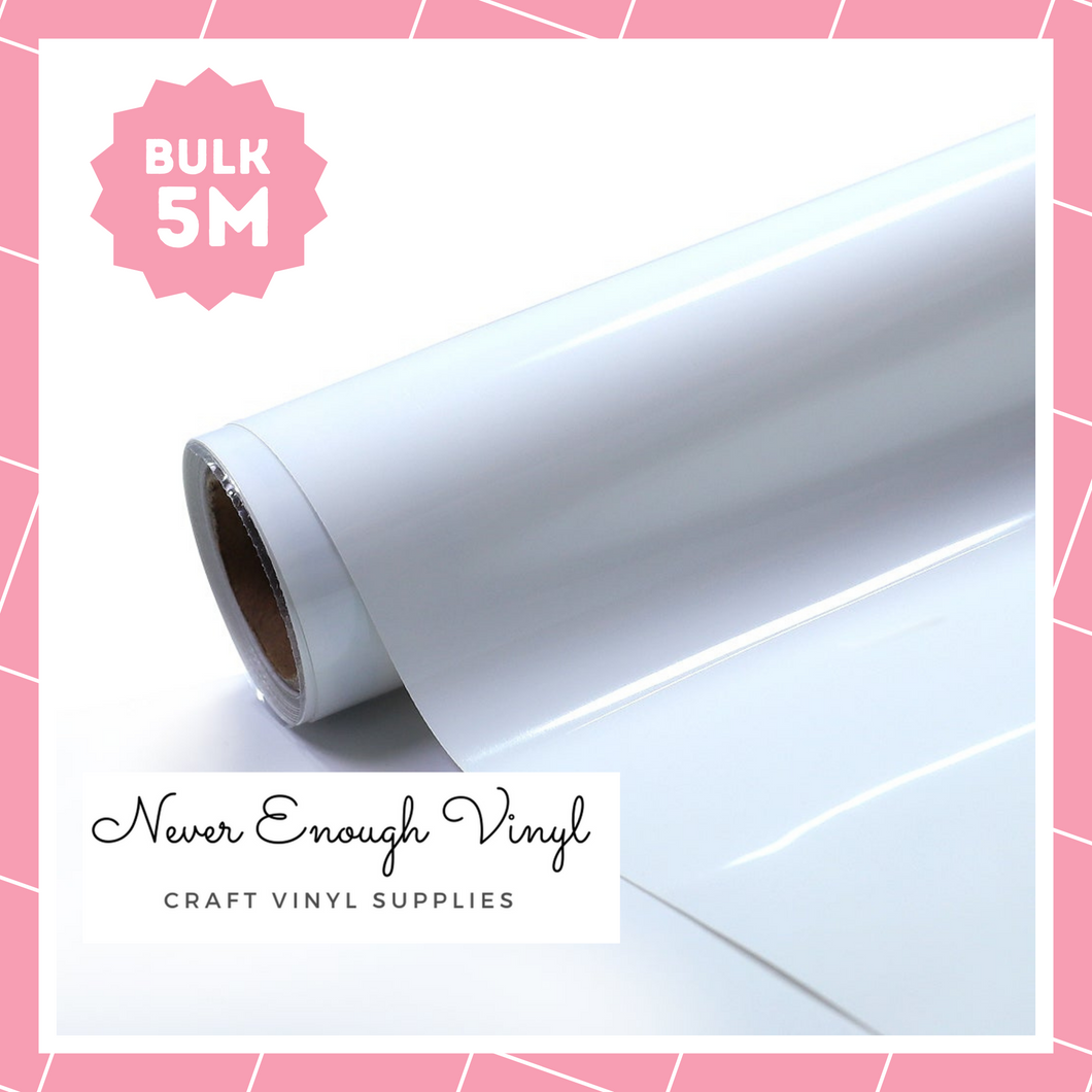 Regular Heat Transfer Vinyl (White) - 5M Bulk