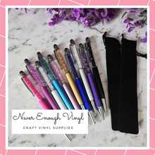 Load image into Gallery viewer, Crystal Pen With Stylus - 10 pc (1 of each colour)
