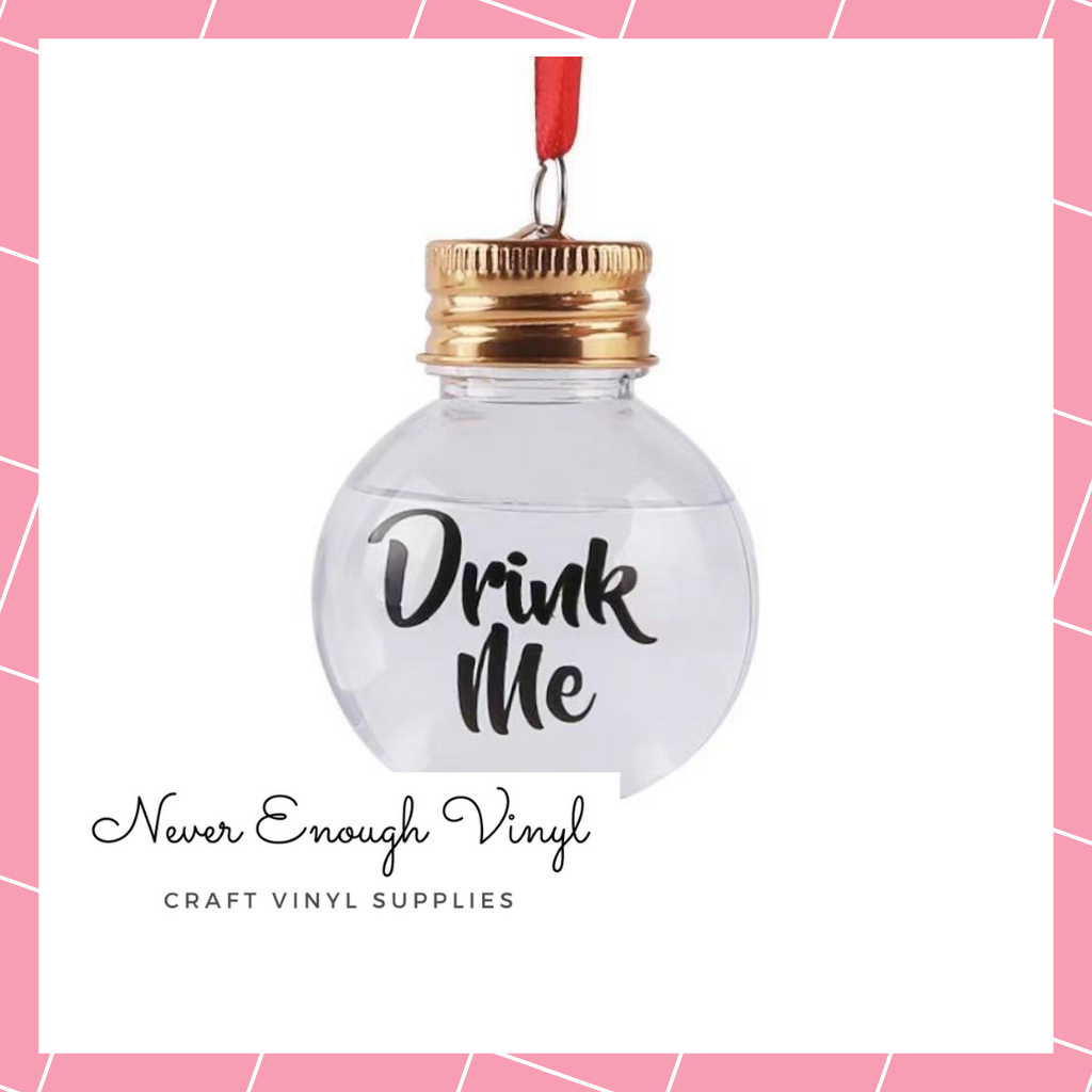 Booze or Lolly Baubles - 50 or 100ml (Gold Screwtop)