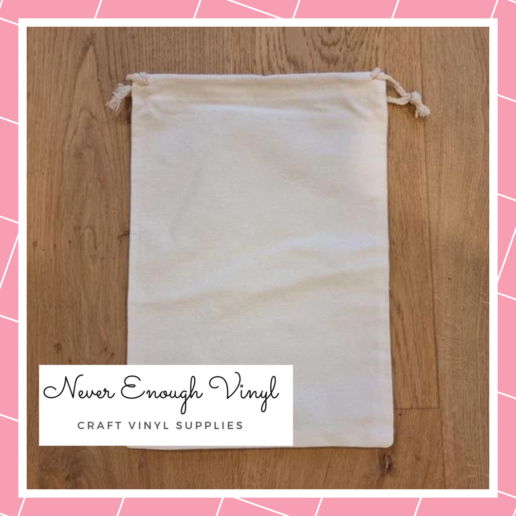 Calico Drawstring Bags